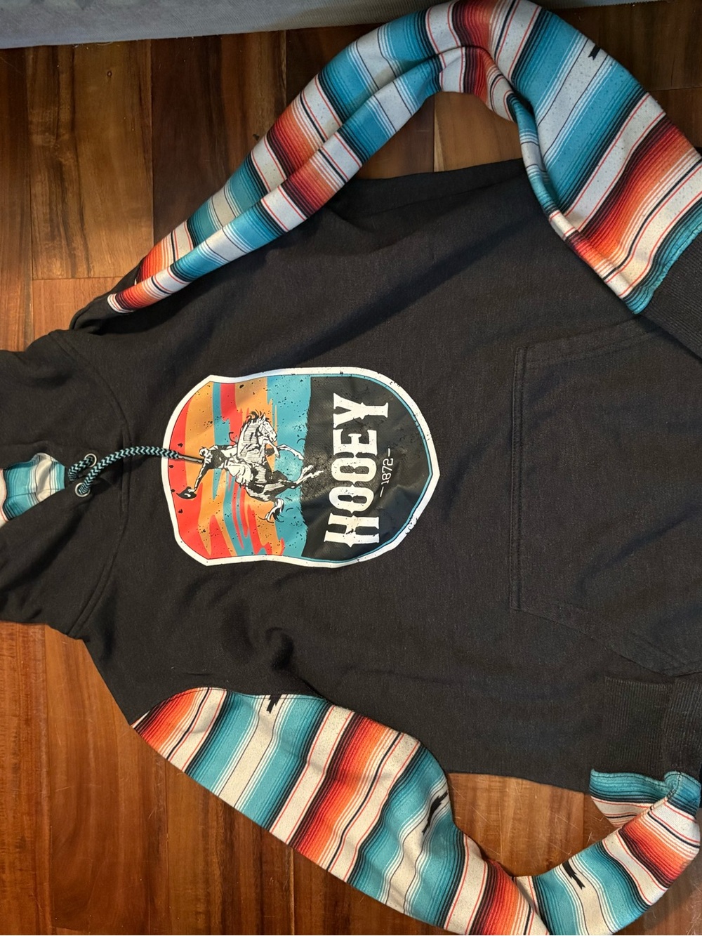 🤠 Hooey Western Graphic Hoodie size large - Picture 3 of 5